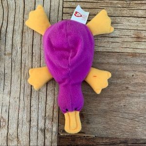 Beanie Babies Purple Platypus Collectable - Small Size